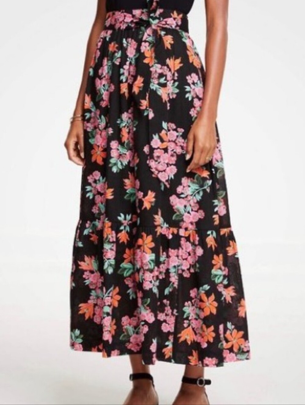 Ann Taylor Floral Skirt Size 12